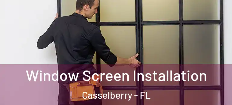  Window Screen Installation Casselberry - FL